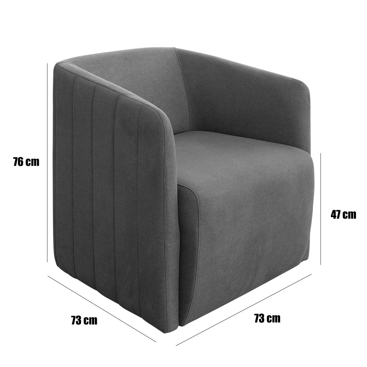 Poltrona para Sala e Escritório Base Giratória Blue Linho Verde