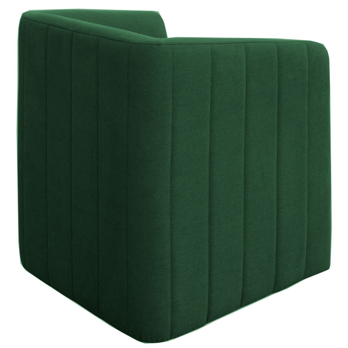 Poltrona para Sala e Escritório Base Giratória Blue Linho Verde