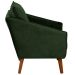 Poltrona para Sala e Escritório Decorativa Ellen Veludo Verde