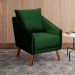 Poltrona para Sala e Escritório Decorativa Ellen Veludo Verde