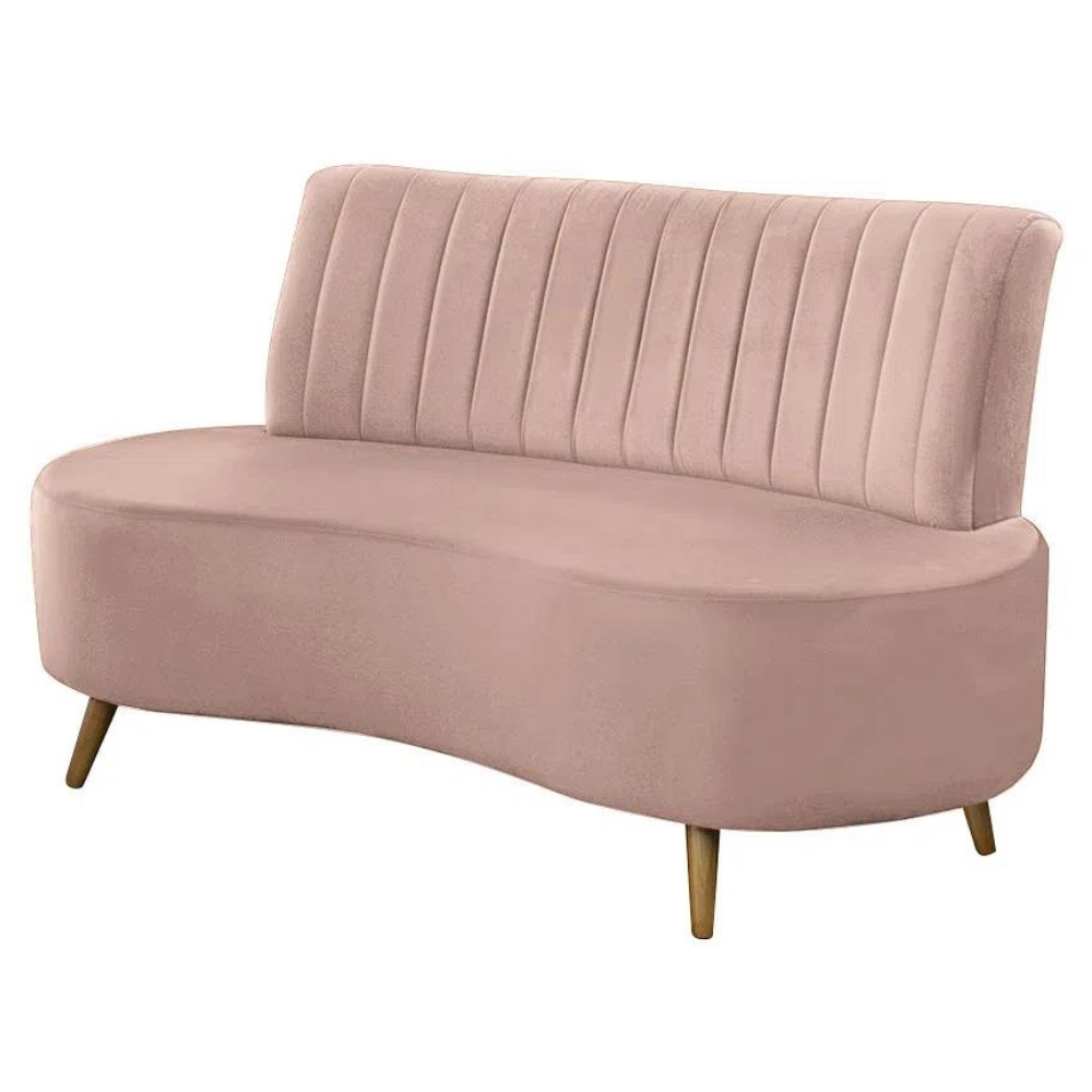 Sofá Qatar 160cm - Rosa