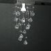 Luminária Chuva de Cristais para Lavabo