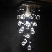 Lustre Chuva de Cristais para Lavabo e Hall Social 20cm