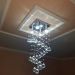 Lustre de Cristais Espiral para Hall de Entrada e Corredor 70cm