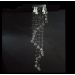 Lustre de Cristal Espiral para Hall de Entrada e Corredor 60cm
