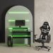 Cadeira Gamer Olympians Hades Preta e Branca