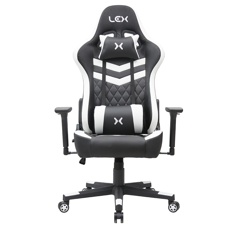 Cadeira Gamer Olympians Hades Preta e Branca