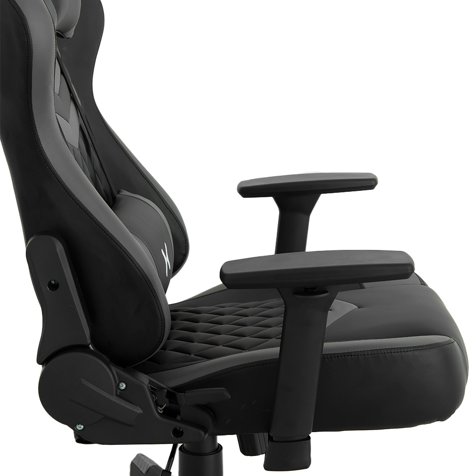 Cadeira Gamer Olympians Hades Preta e Cinza