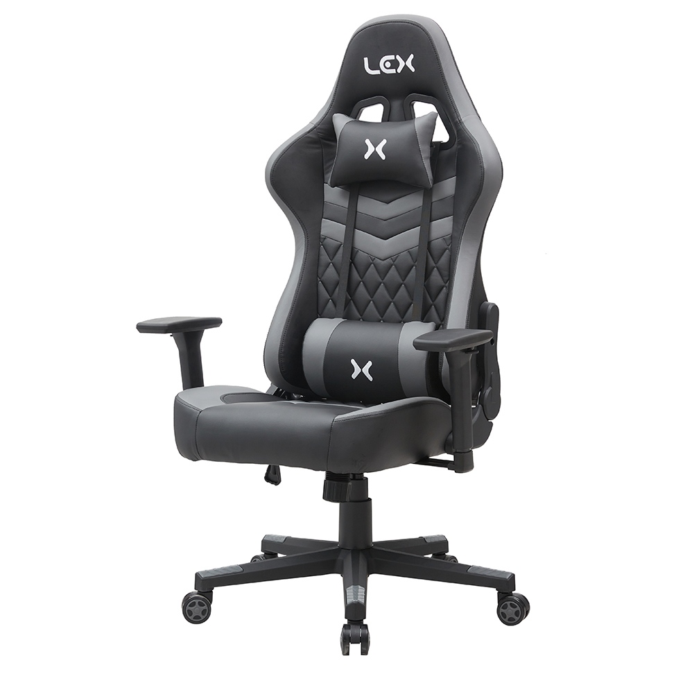 Cadeira Gamer Olympians Hades Preta e Cinza