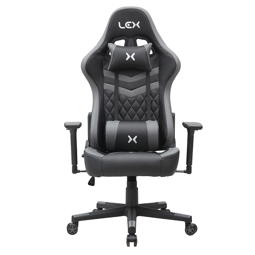 Cadeira Gamer Olympians Hades Preta e Cinza