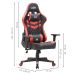 Cadeira Gamer Olympians Hades Preta e Vermelha
