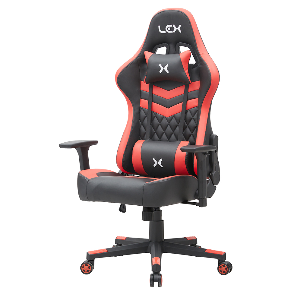 Cadeira Gamer Olympians Hades Preta e Vermelha