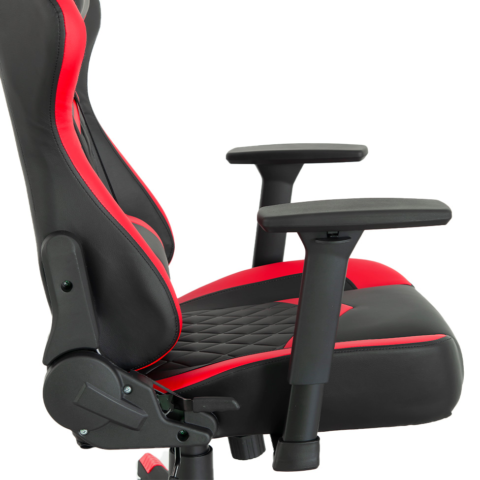 Cadeira Gamer Olympians Hades Preta e Vermelha