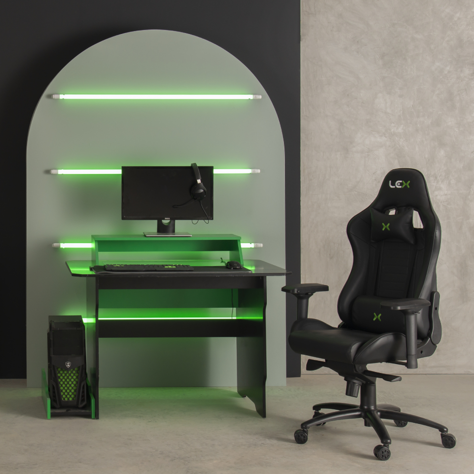 Cadeira Gamer Olympians Poseidon Preta