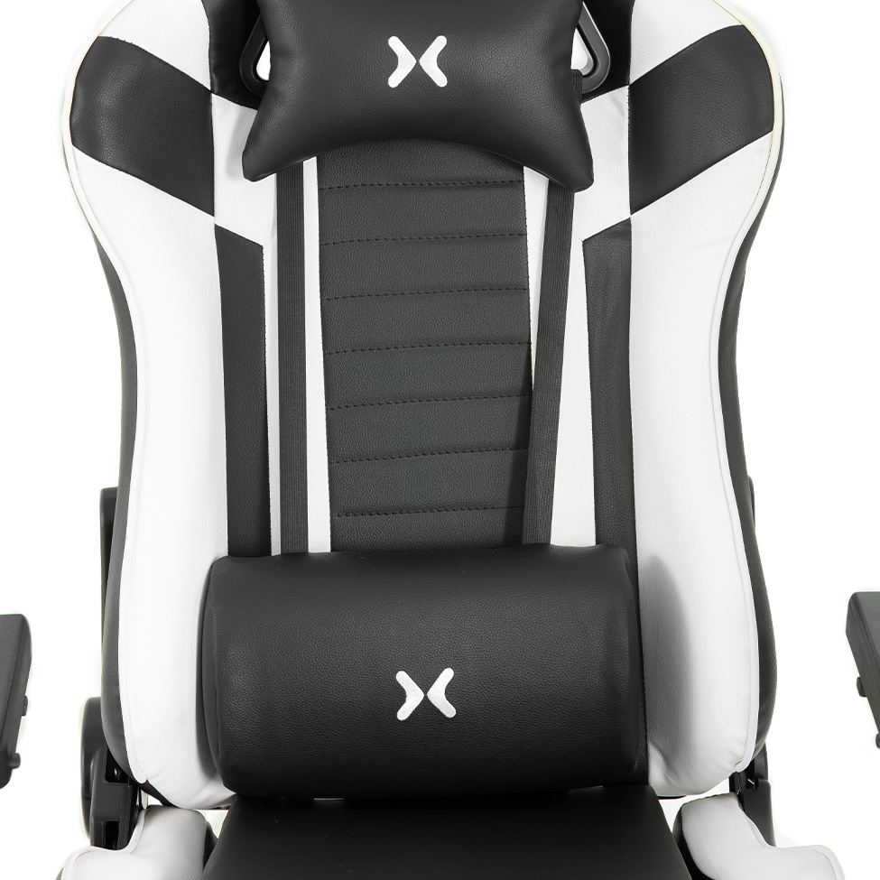 Cadeira Gamer Olympians Poseidon Preta e Branca