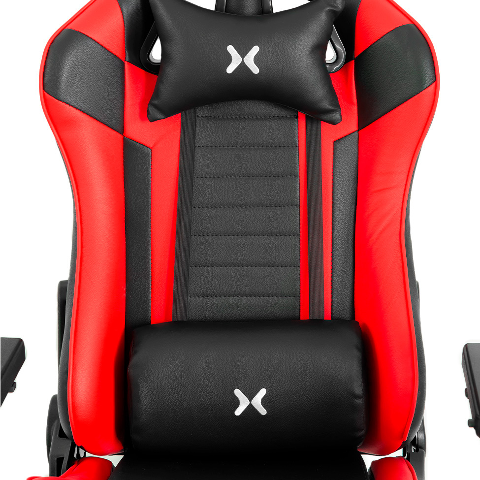 Cadeira Gamer Olympians Poseidon Preta e Vermelha