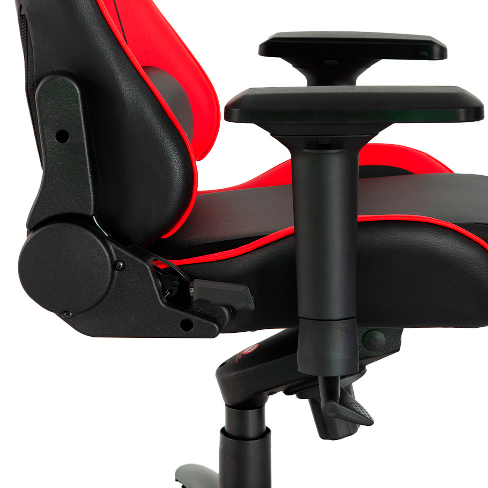 Cadeira Gamer Olympians Poseidon Preta e Vermelha