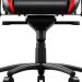Cadeira Gamer Olympians Poseidon Preta e Vermelha