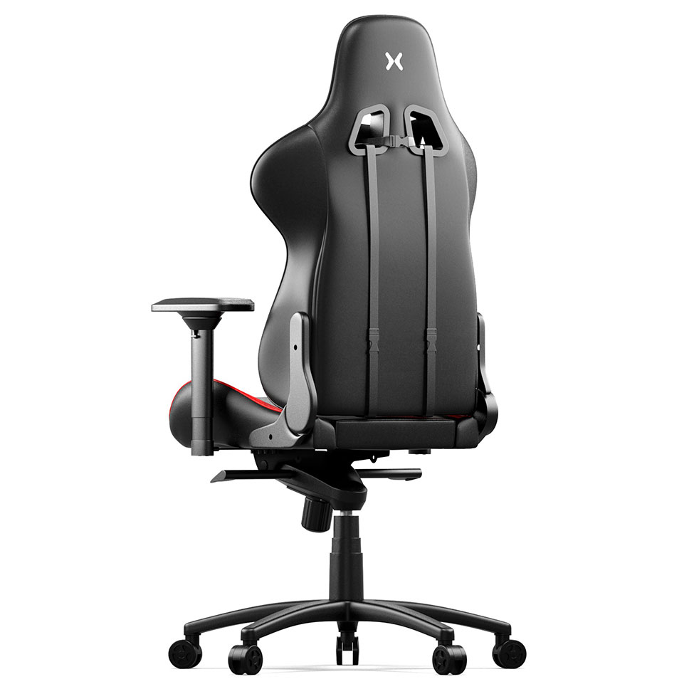 Cadeira Gamer Olympians Poseidon Preta e Vermelha