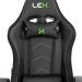Cadeira Gamer Olympians Zeus LED RGB Preta