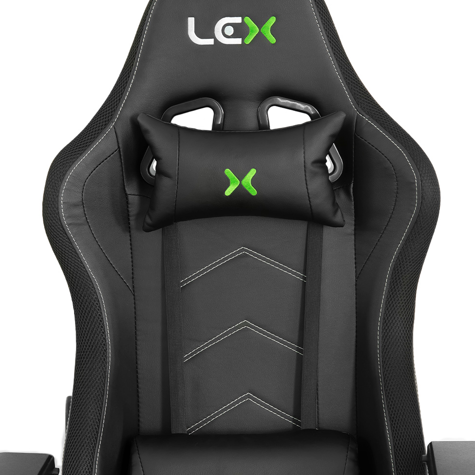 Cadeira Gamer Olympians Zeus LED RGB Preta