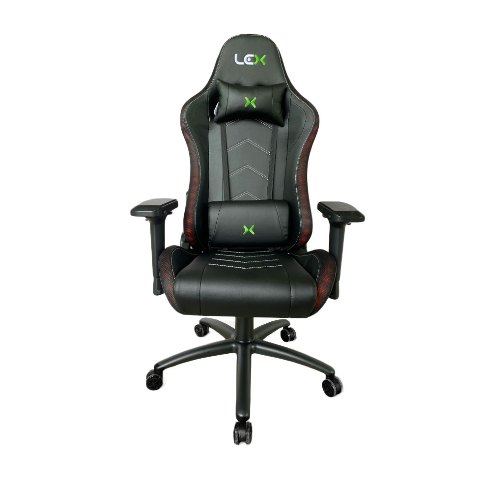 Cadeira Gamer Olympians Zeus LED RGB Preta