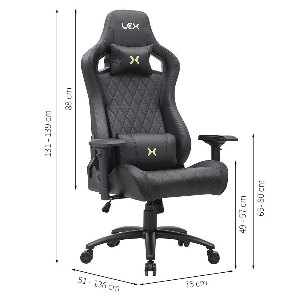 Cadeira Gamer Titans Atlas Preta