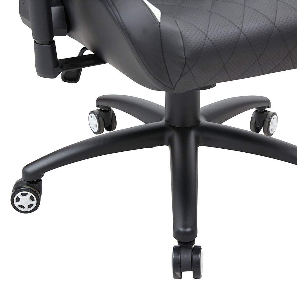 Cadeira Gamer Titans Atlas Preta e Branca