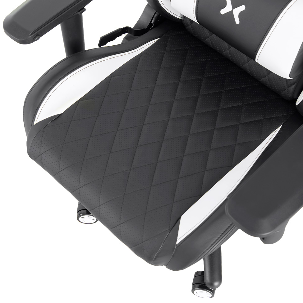 Cadeira Gamer Titans Atlas Preta e Branca