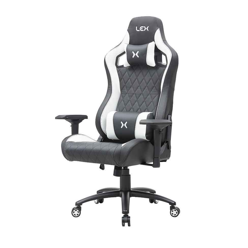 Cadeira Gamer Titans Atlas Preta e Branca