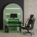Cadeira Gamer Titans Atlas Preta e Branca