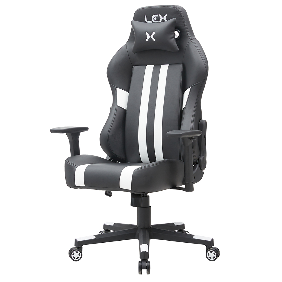 Cadeira Gamer Titans Hyperion Preta e Branca