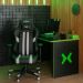 Cadeira Gamer Titans Hyperion Preta e Branca