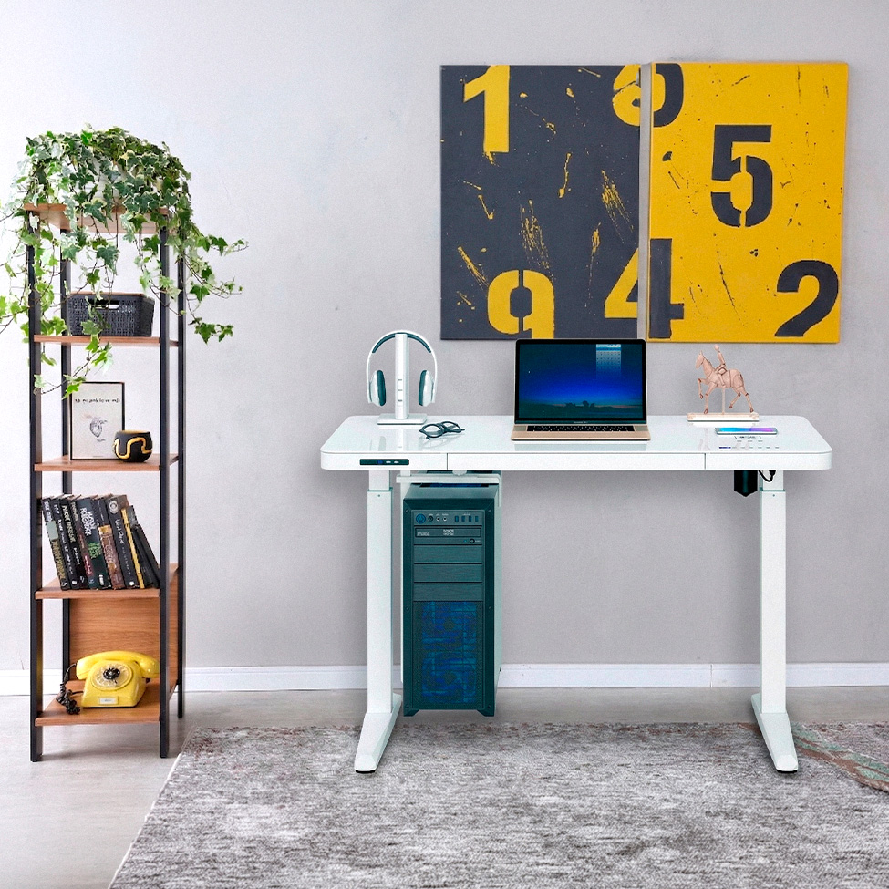 Mesa Ergonômica NexStand Branca