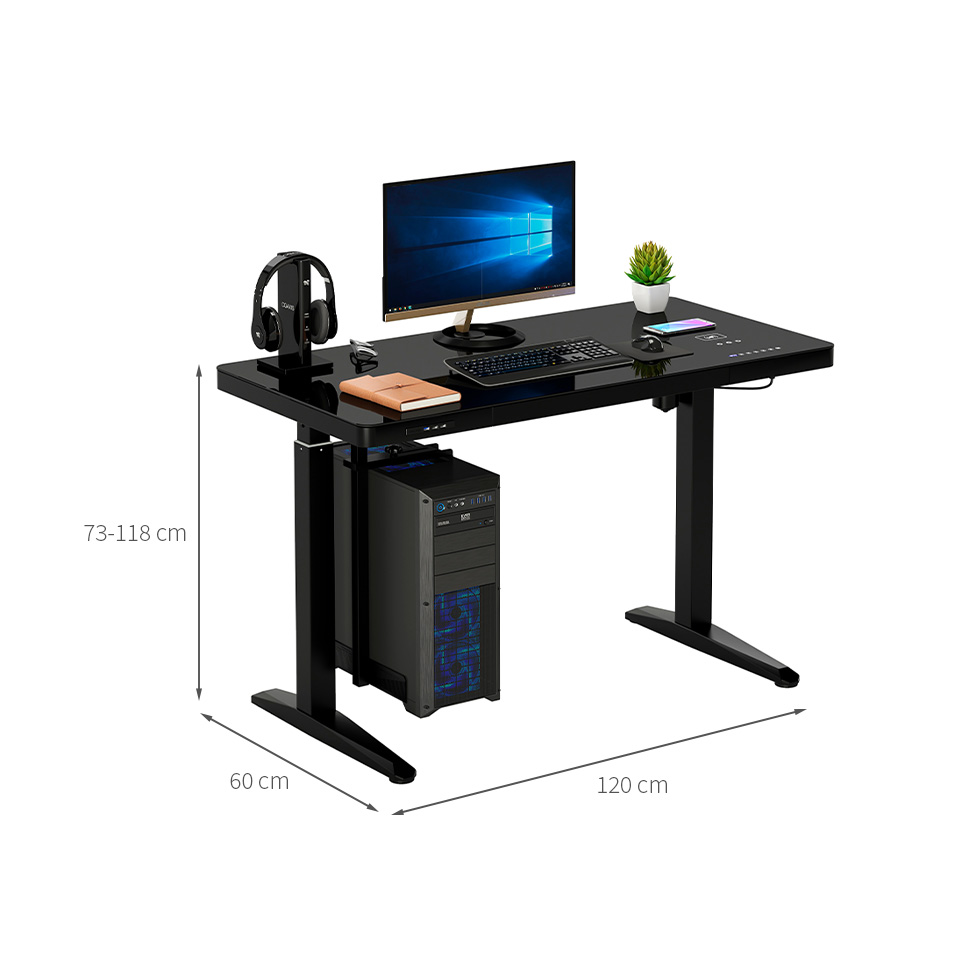 Mesa Ergonômica NexStand Preta