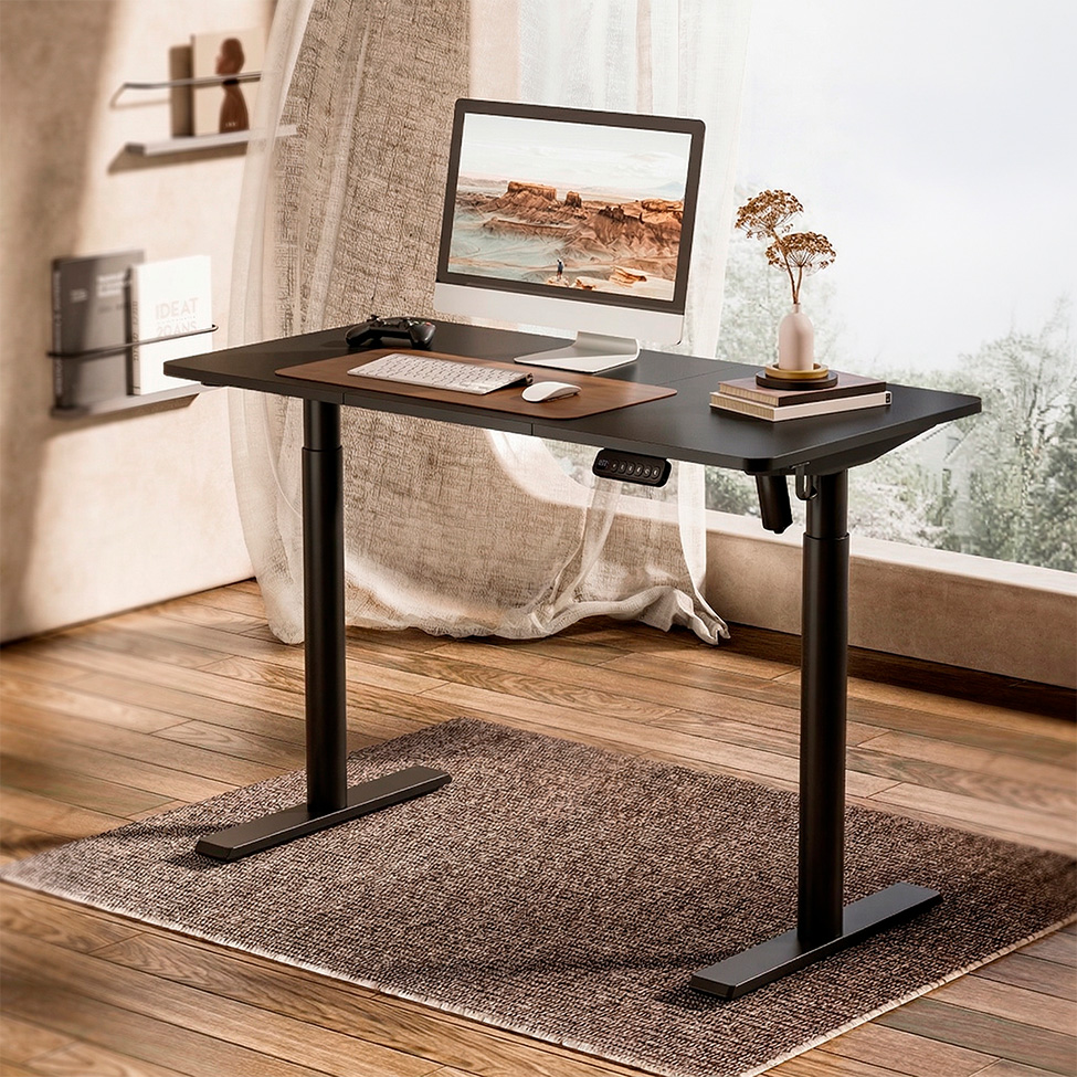 Mesa Ergonômica com Regulagem de Altura Cloud Preta