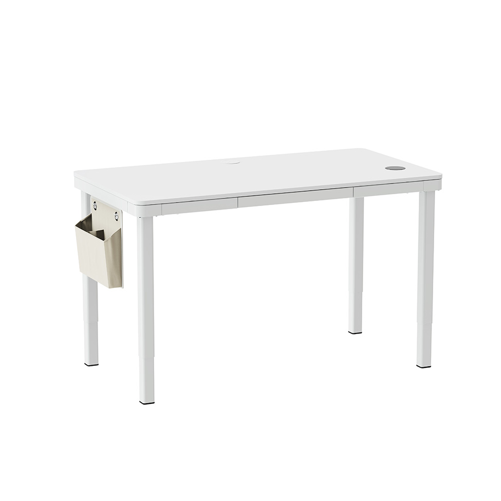 Mesa Ergonômica com Regulagem de Altura Studio Branca