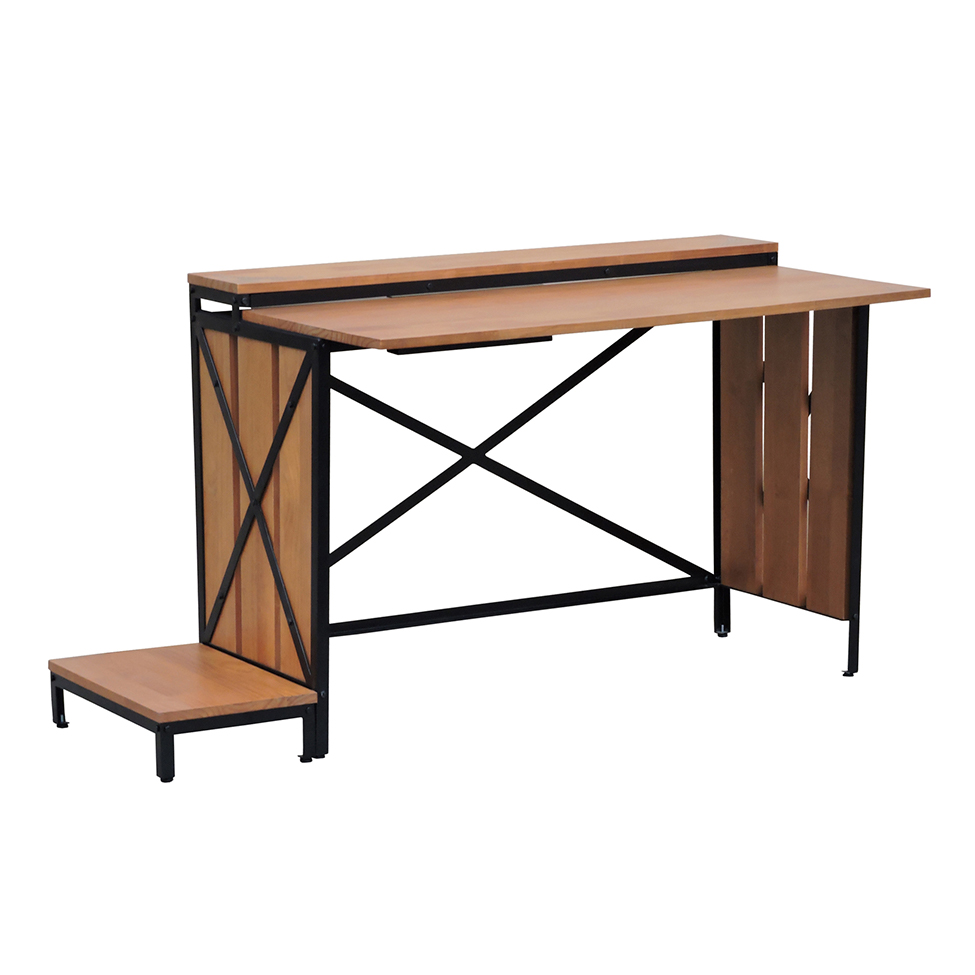 Mesa Gamer Extensível Assassin’s Creed Valhalla Amêndoa e Preta