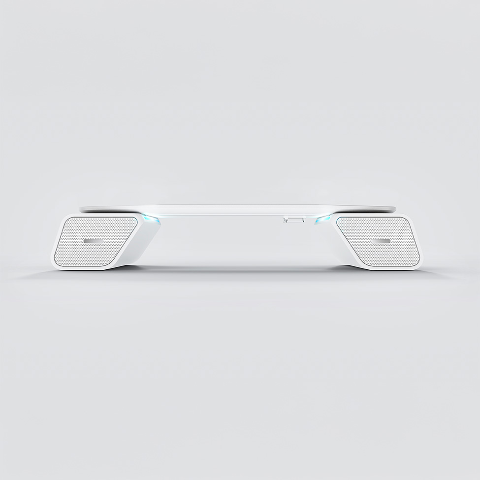 Suporte para Monitor Dash Branco