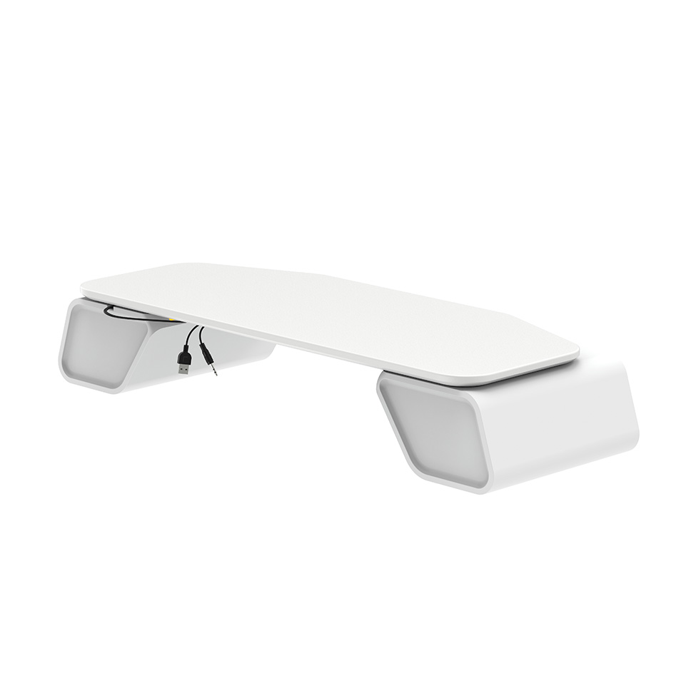 Suporte para Monitor Dash Branco