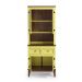 Arca e Oratório  4 Portas e 2 Gavetas - Madeira Maciça - Amarelo Lemon