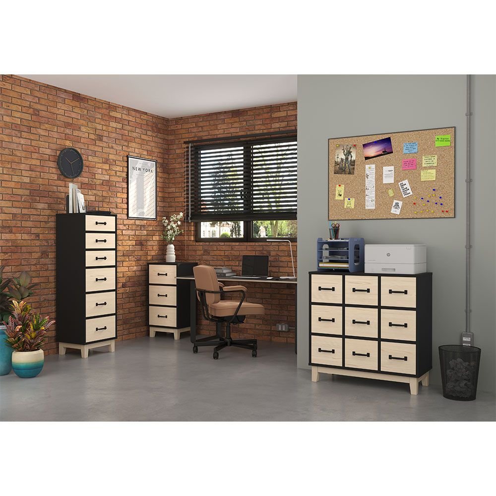 Cômoda 3 Gavetas  -  Linha Organize