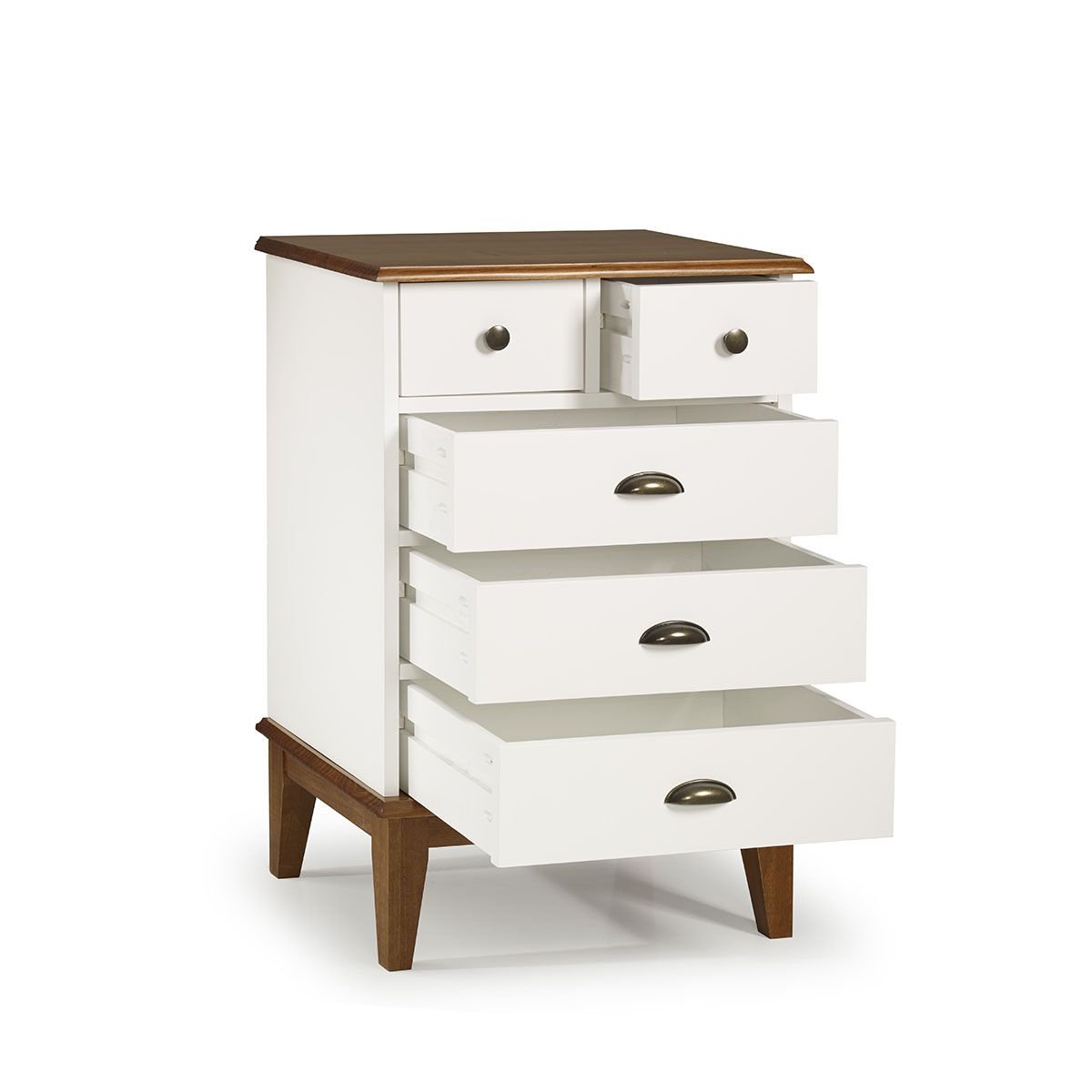 Cômoda 5 Gavetas Branco
