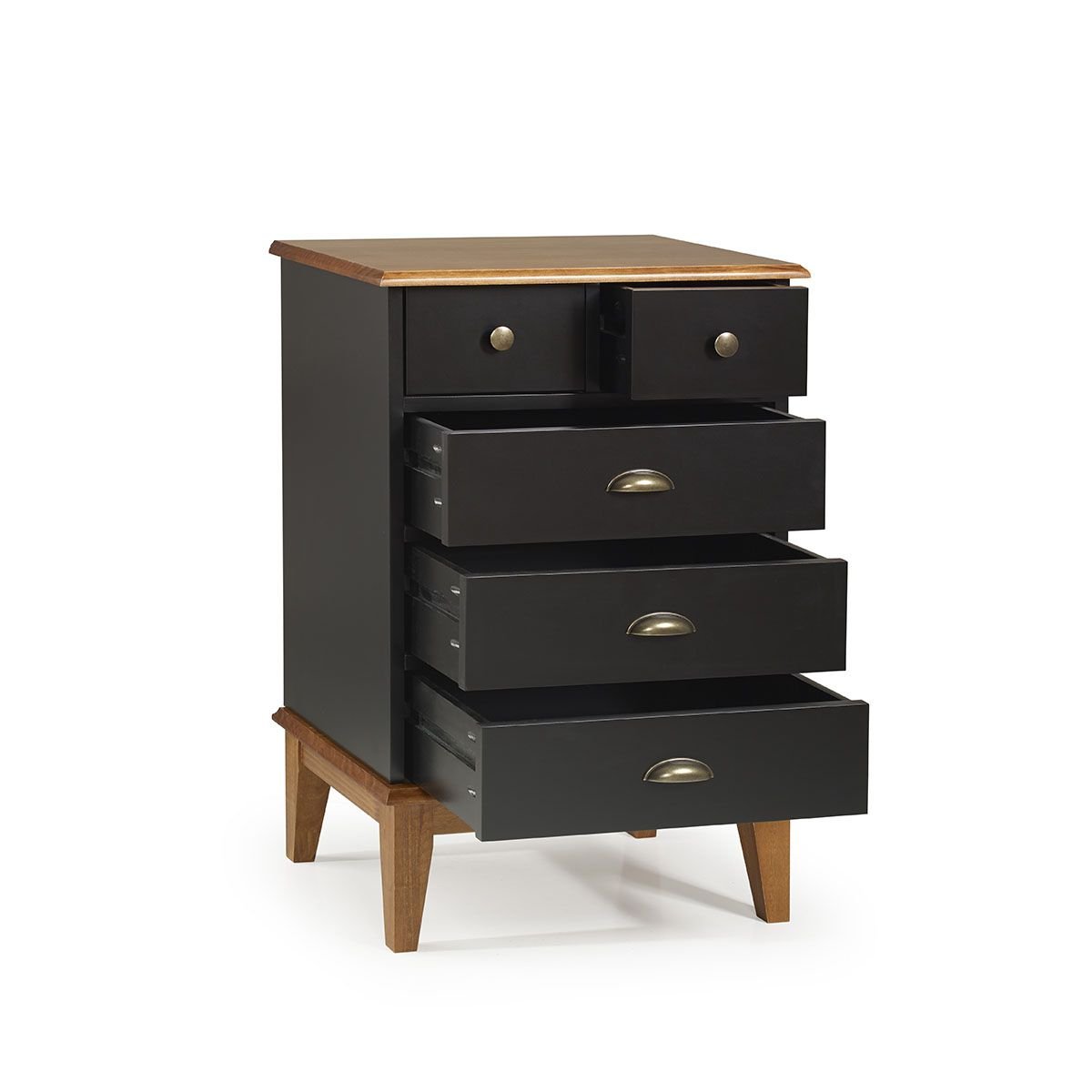 Cômoda 5 Gavetas Preto
