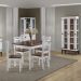 Conjunto Sala de Jantar e Cozinha Com 4 Cadeiras Madeira Maciça BRANCO