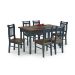 Conjunto Sala de Jantar e Cozinha Com 6 Cadeiras Madeira Maciça AZUL PETRÓLEO