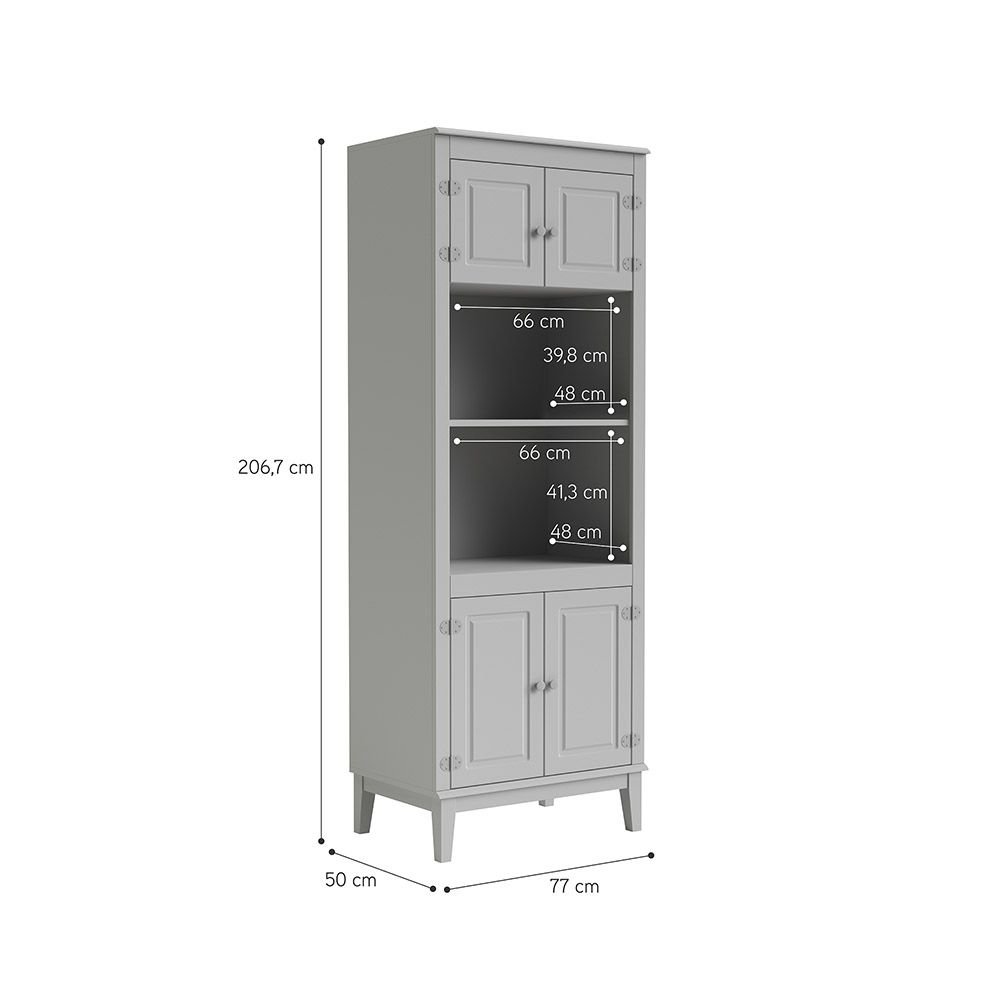 Cozinha Modulada 5 peças - Preto