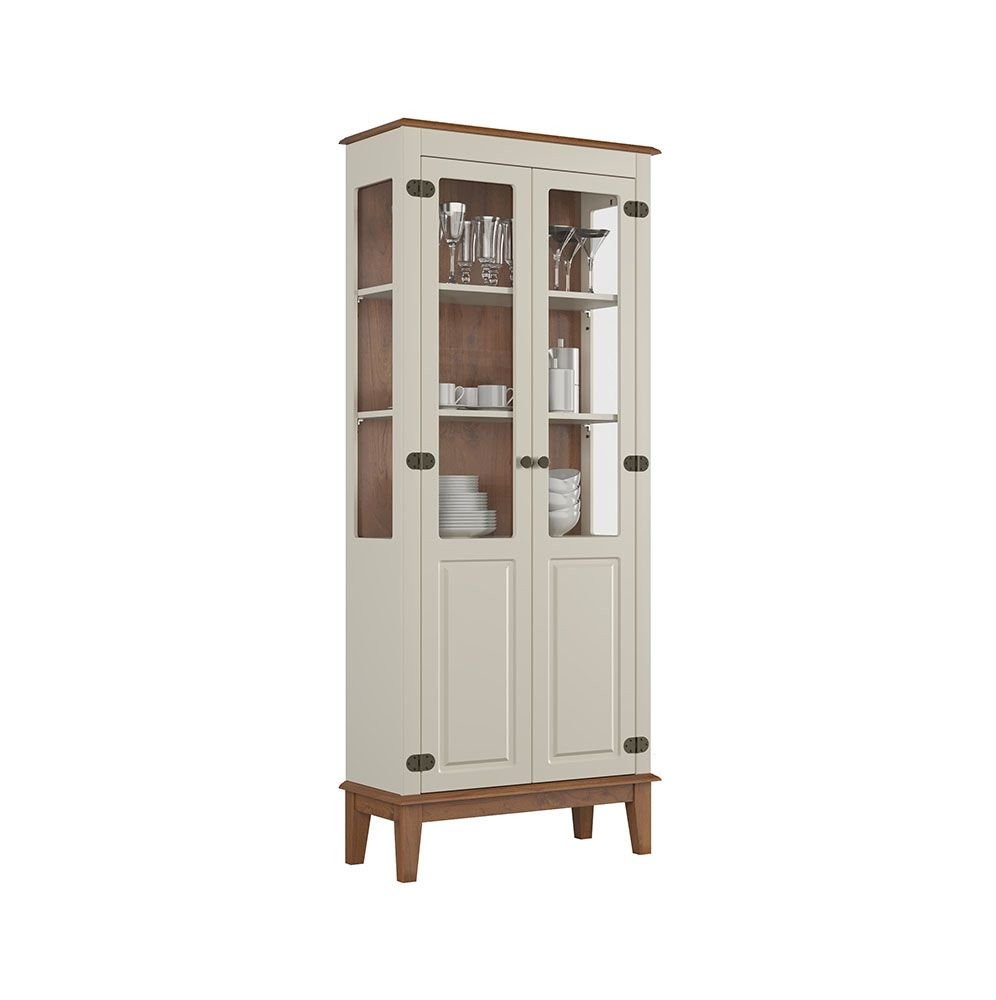 Cristaleira 2 portas - Off White