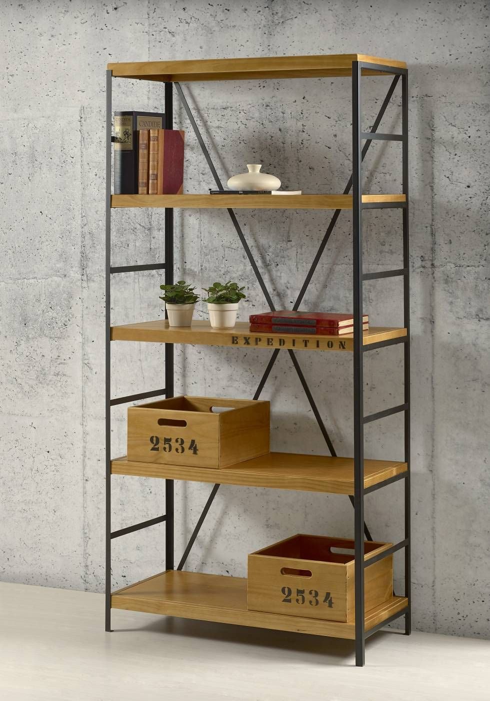 Estante Industrial Multiuso MILÃO EXPEDITION - Cera Mel