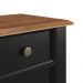 Mesa de Cabeceira Madeira Maciça - Preto